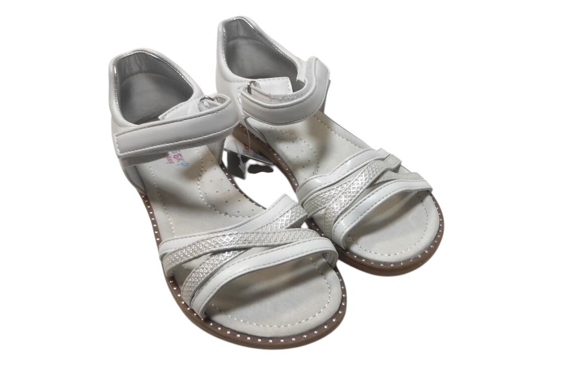Baltos su užkulniu  Bessky basutės mergaitėms 9688b 2