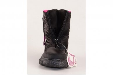 Balti su užtrauktuku Flip žieminiai batai mergaitėms su vilnos kailiu 0297 4