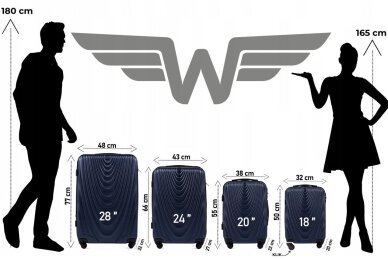 Bordinis lagaminas Wings 304 3