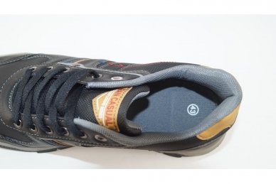 Juodi suvarstomi vyriški laisvalaikio batai sportiniu padu 9591 3