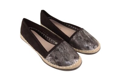 Juodos įspiriamos moteriškos espadrilės 5757 2