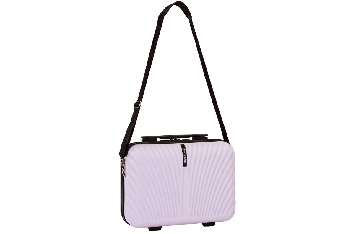 Lagaminas Wings SN121 SWAN violetinis iš polikarbonato 8