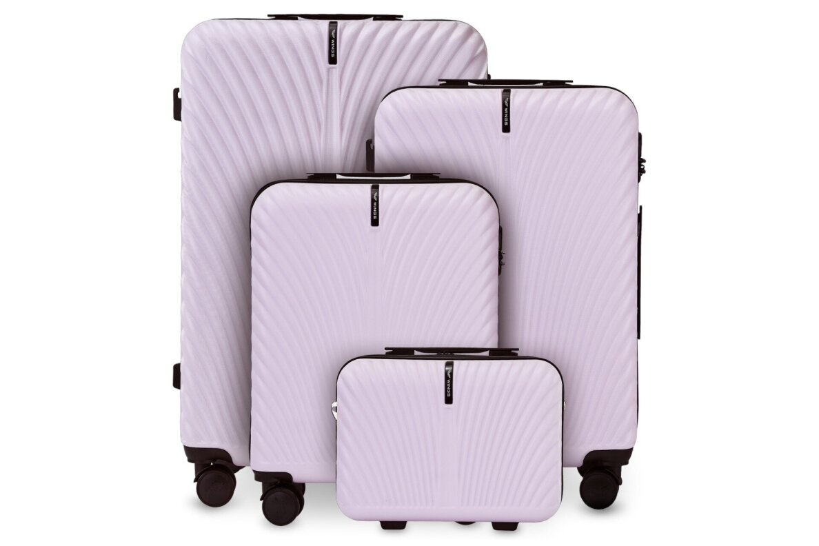 Lagaminas Wings SN121 SWAN violetinis iš polikarbonato 10 Lagaminas Wings SN121 SWAN violetinis iš polikarbonato 10