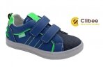 Laisvalaikio batai berniukams Clibee 8554 mėlyni+žali