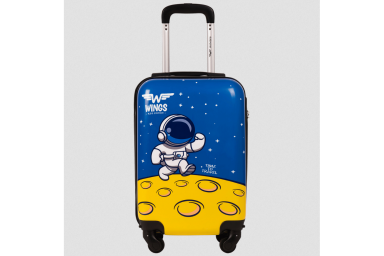 Lagaminas Wings kd01 Astronaut mėlynas