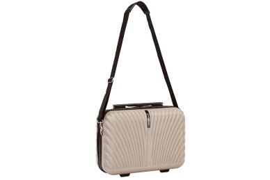 Lagaminas Wings SN121 SWAN smėlio spalvos (beige) iš polikarbonato 8