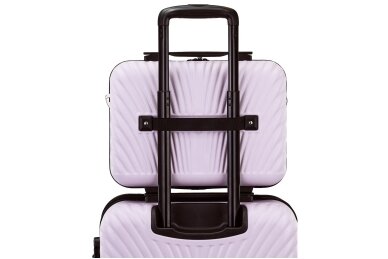 Lagaminas Wings SN121 SWAN violetinis iš polikarbonato 9