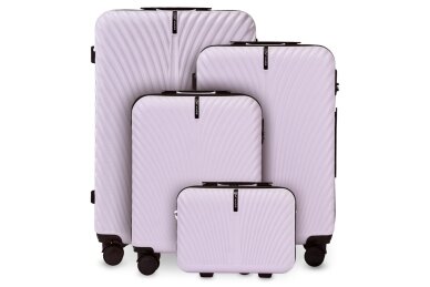 Lagaminas Wings SN121 SWAN violetinis iš polikarbonato 10