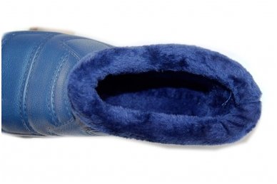 Lengvučiai mėlyni iš PVA medžiagos įmaunami su kailiuku vyriški batai 4775 3