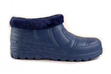 Lengvučiai mėlyni iš PVA medžiagos įmaunami su kailiuku vyriški batai 4775