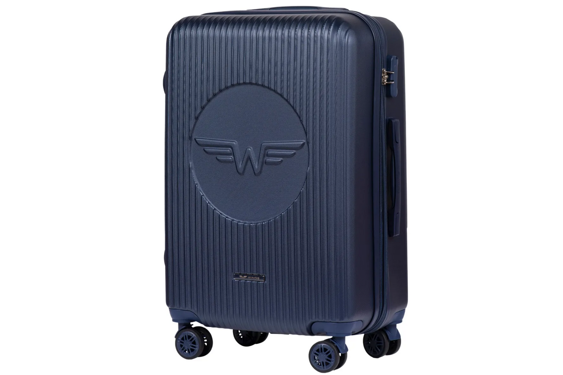 Mėlynas lagaminas Wings SWL03 Mėlynas lagaminas Wings SWL03