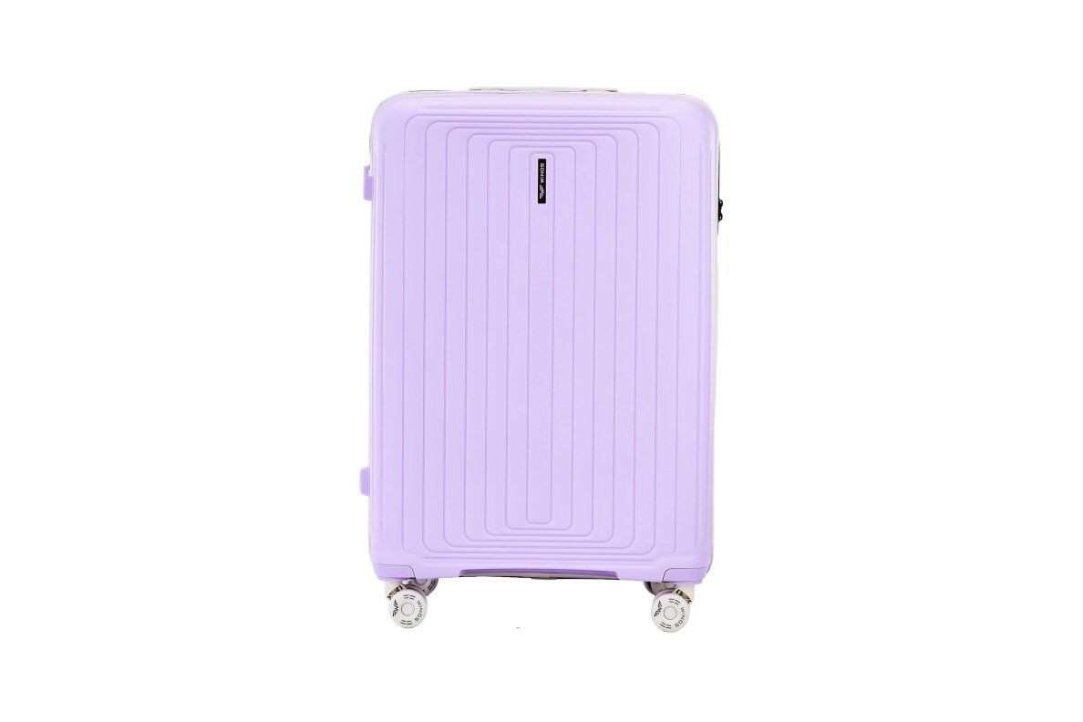 Violetinis lagaminas Wings PUFFIN PFN01 iš polikarbonato 1