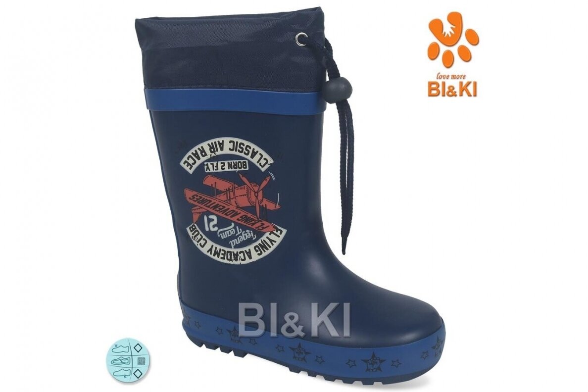 Mėlyni BL&KL botai berniukams 0862 su pašiltinimu Mėlyni BL&KL botai berniukams 0862 su pašiltinimu