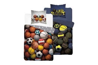 Medvilninė tamsoje šviečianti patalynė Futbolas 5552 Medvilninė tamsoje šviečianti patalynė Futbolas 5552