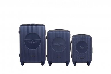 Mėlynas lagaminas Wings SWL01 3