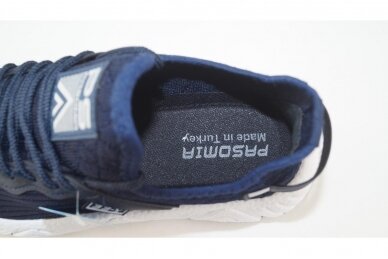 Mėlyni įspiriami Pasomia medžiaginiai sportiniai bateliai 0622 3