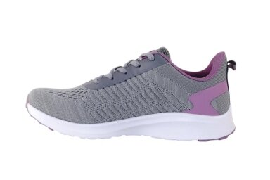 Pilki-violetiniai medžiaginiai suvarstomi Badoxx moteriški sportiniai bateliai Pilki-violetiniai medžiaginiai suvarstomi Badoxx moteriški sportiniai bateliai
