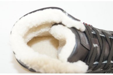 Pilki suvarstomi ArrigoBelo žieminiai sportiniai batai su vilnos kailiu paaugliams 9129p 3