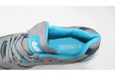 Pilki+mėlyni suvarstomi vyriški sportiniai laisvalaikio batai 9567 3