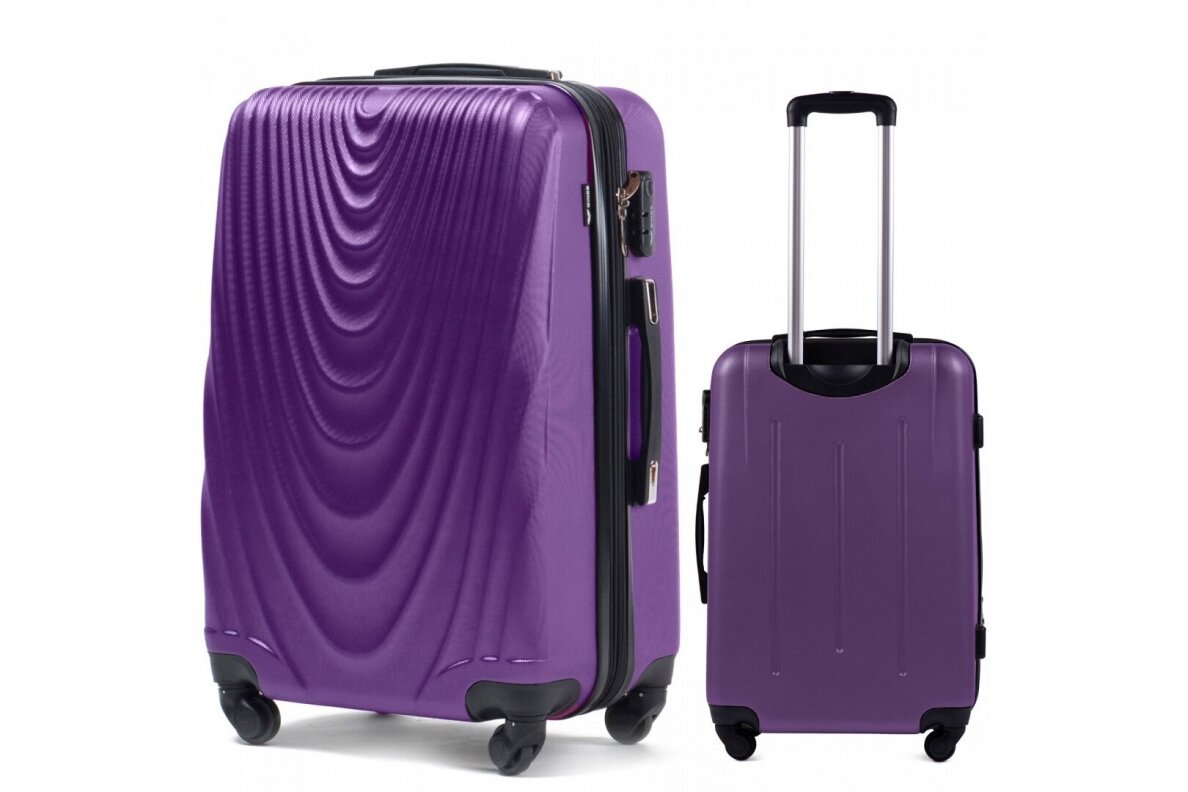 Violetinis lagaminas Wings 304v 2
