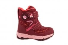 Ružavi žieminiai sniego batai  Bessky mergaitėms su vilnos kailiu 0125
