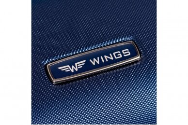 Mėlynas vaikiškas lagaminas Wings kd02 4