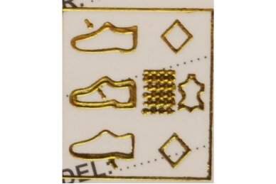 Sidabriniai su lipukais Clibee aulinukai mergaitėms 8803 4