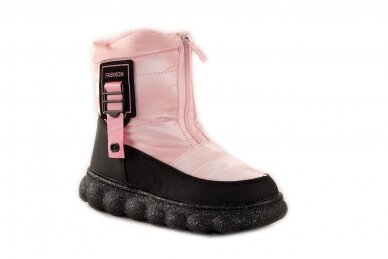 Ružavi su užtrauktuku Flip žieminiai batai mergaitėms su vilnos kailiu 0297 1