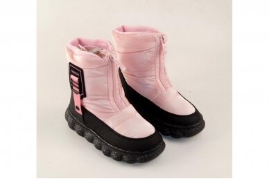 Ružavi su užtrauktuku Flip žieminiai batai mergaitėms su vilnos kailiu 0297 3