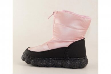 Ružavi su užtrauktuku Flip žieminiai batai mergaitėms su vilnos kailiu 0297 2