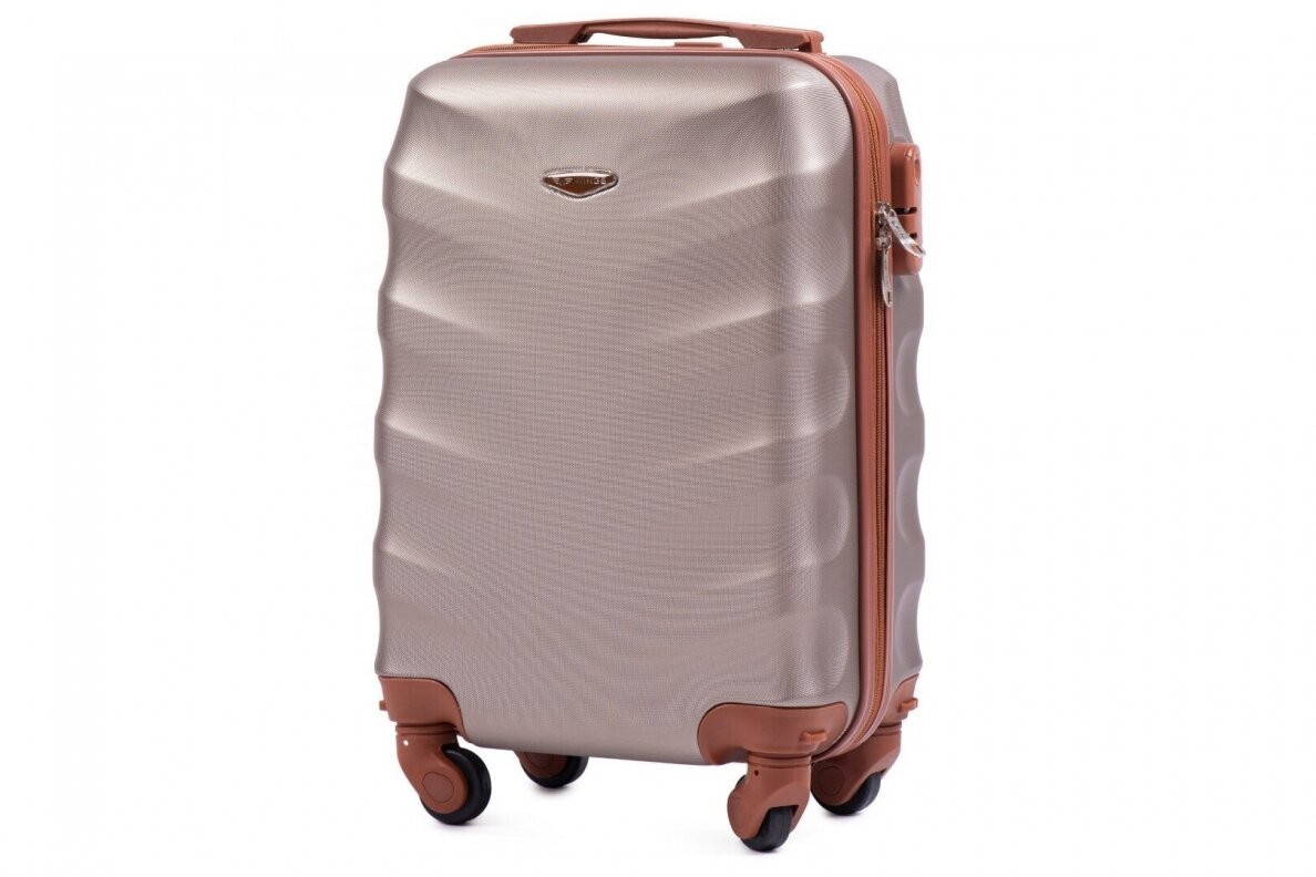"Šampaninis" lagaminas Wings BS402 1