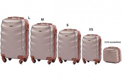 "Šampaninis" lagaminas Wings BS402 11