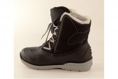 Sniego batai COOL BLACK su natūralia vilna 1
