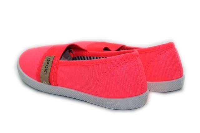 Ružavos espadrilės mergaitėms guminiu padu 3 Ružavos espadrilės mergaitėms guminiu padu 3