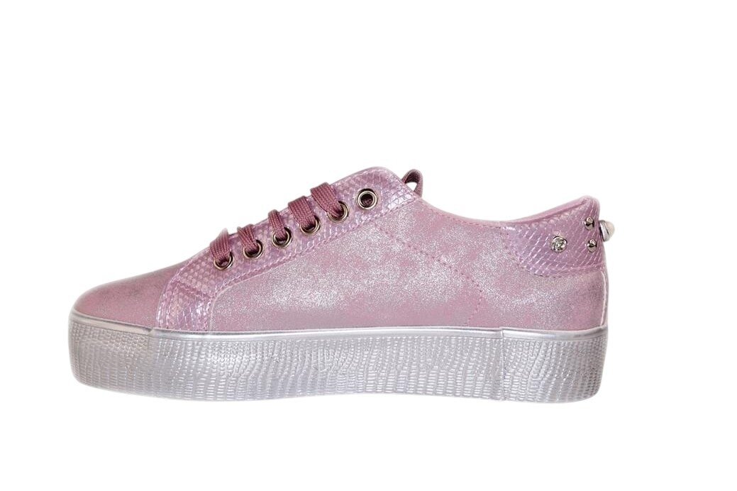Šviesiai violetiniai papuošti karoliukais sidabriniu guminiu padu moteriški laisvalaikio batai 1 Šviesiai violetiniai papuošti karoliukais sidabriniu guminiu padu moteriški laisvalaikio batai 1