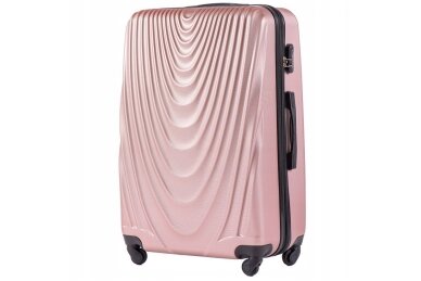 Šviesiai ružavas (rose gold) lagaminas Wings 304ruz Šviesiai ružavas (rose gold) lagaminas Wings 304ruz