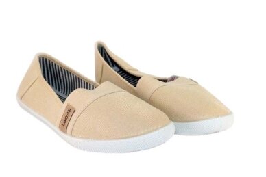 Šviesios espadrilės baltu guminiu padu 3318sv 2
