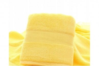 Trijų rankšluoščių rinkinys geltonos spalvos 1