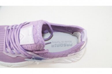 Violetiniai įspiriami Pasomia medžiaginiai sportiniai bateliai 0422 3