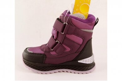 Violetiniai su dviem lipukais Tom.m žieminiai batai mergaitėms su vilnos kailiu 0783v 2
