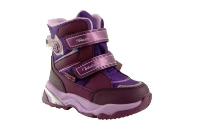 Violetiniai su lipukais Tom.m žieminiai batai mergaitėms su vilnos kailiu 0244 1 Violetiniai su lipukais Tom.m žieminiai batai mergaitėms su vilnos kailiu 0244 1