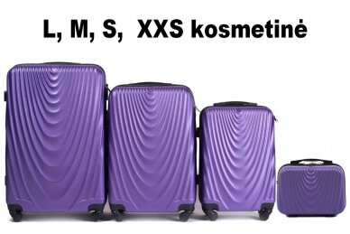 Violetinis lagaminas Wings 304v 10 Violetinis lagaminas Wings 304v 10